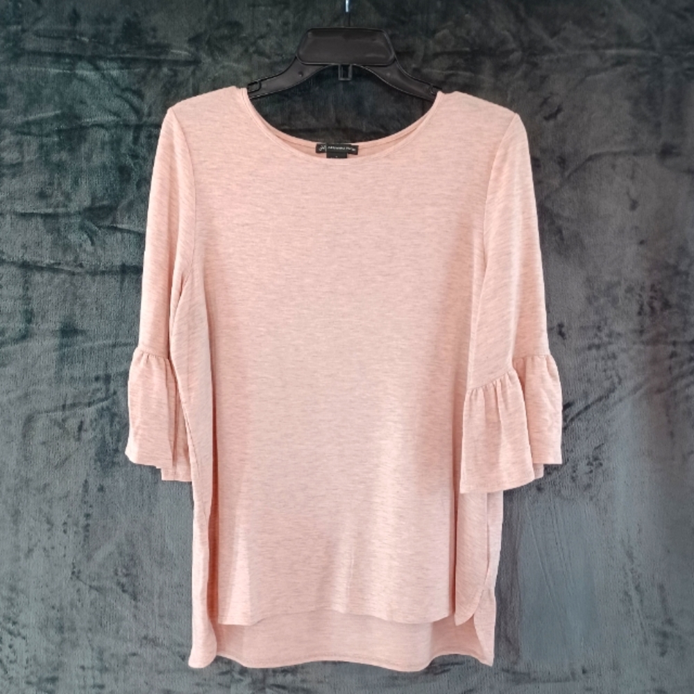 Adrianna Papell Heather Pink Blouse